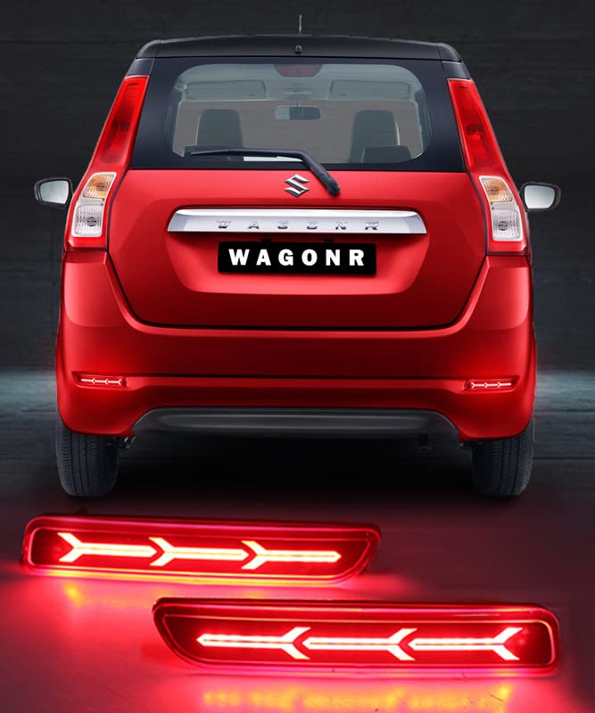 FABTEC - Car LED Imported Moving Reflector Rear Bumper Brake Light RED