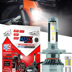 FABTEC - H4 Bright LED Headlight Conversion Kit for Bikes & Scooty