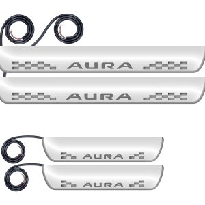 FABTEC - Car Door Foot Step Sill Plate for Hyundai Aura