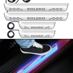 FABTEC - Car Door Foot Step Sill Plate for Mahindra Bolero