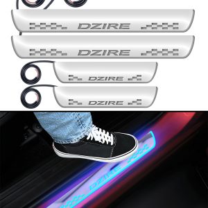 FABTEC - Car Door Foot Step Sill Plate for Maruti Suzuki Dzire