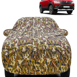 FABTEC - Jungle Print Waterproof Car Body Cover for Maruti Suzuki Brezza