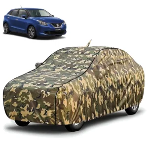 FABTEC - Jungle Print Waterproof Car Body Cover for Maruti Suzuki Baleno
