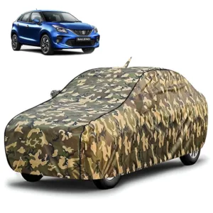 FABTEC - Jungle Print Waterproof Car Body Cover for Maruti Suzuki Baleno 2022