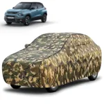 FABTEC - Jungle Print Waterproof Car Body Cover for Tata Punch