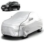 FABTEC - Metallic Silver Black Border Waterproof Car Body Cover for Kia Sonet