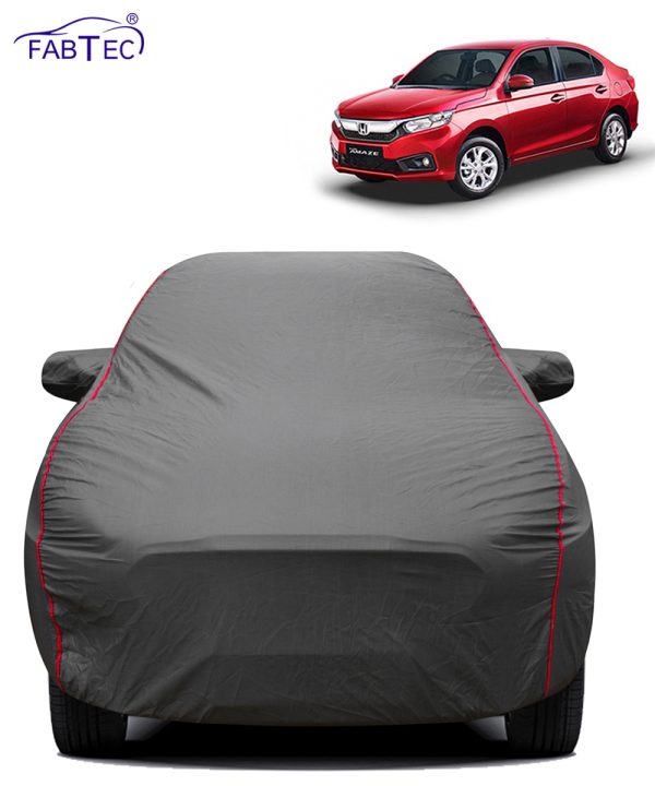 Buy 2x2 Heavy Duty Red Border Car Body Cover for Honda Amaze Online