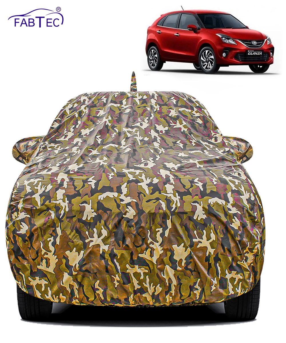 FABTEC - Jungle Print Waterproof Car Body Cover for Toyota Glanza