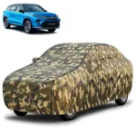 FABTEC - Jungle Print Waterproof Car Body Cover for Toyota Hyryder