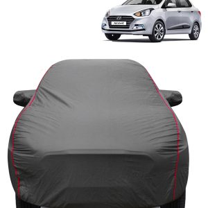 FABTEC - 2x2 Heavy Duty Red Border Car Body Cover for Hyundai Xcent