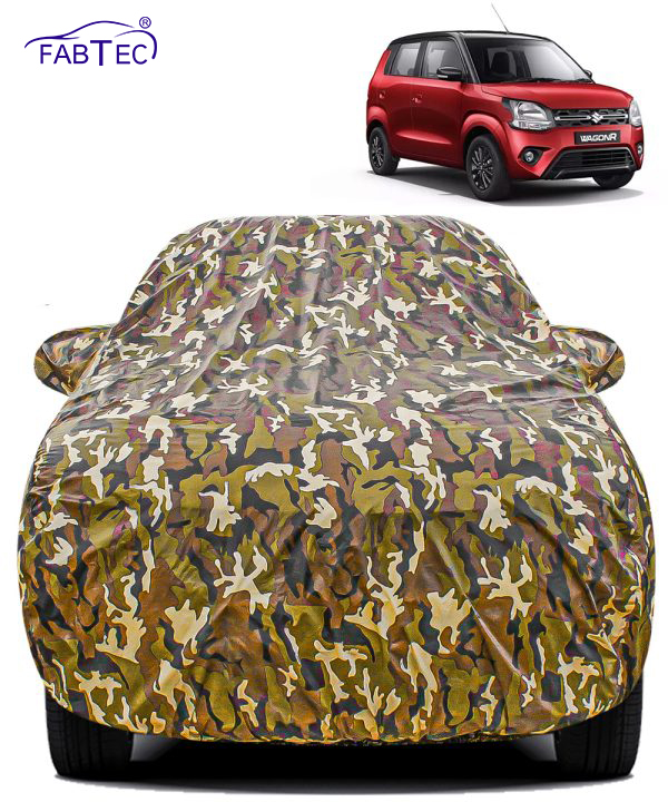 Fabtec Jungle Print Waterproof Car Body Cover for Maruti Suzuki WagonR