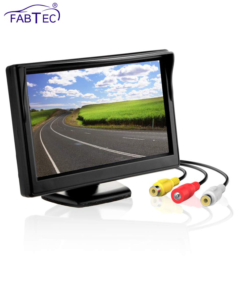 FABTEC 5″ Car Dashboard Rear View Reverse Parking Screen