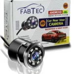 FABTEC 720p AHD Car Rear View Camera for 9 inch Android Screens for Car (8 LED/Drill Type/AHD-25 FPS)