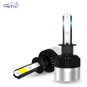 Fabtec Original Nighteye H1 White LED Plug & Play Headlight LED For Cars, Bike and Scooty (72W/10000LM/6000K)