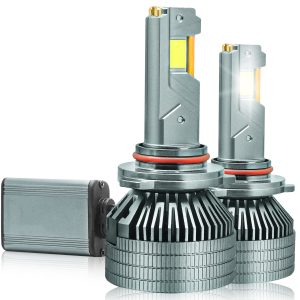 Fabtec Crystal Eye 9005 White Plug & Play LED Headlight Bulb For Cars (300W/24000LM/6500K)