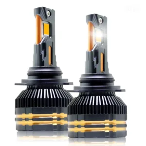Fabtec Crystal Eye 9012 White Plug & Play LED Headlight Bulb For Cars (300W/20000LM/6500K)
